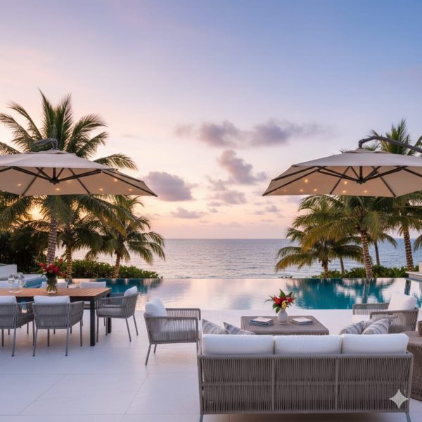 outdoor beach sofa and chairs